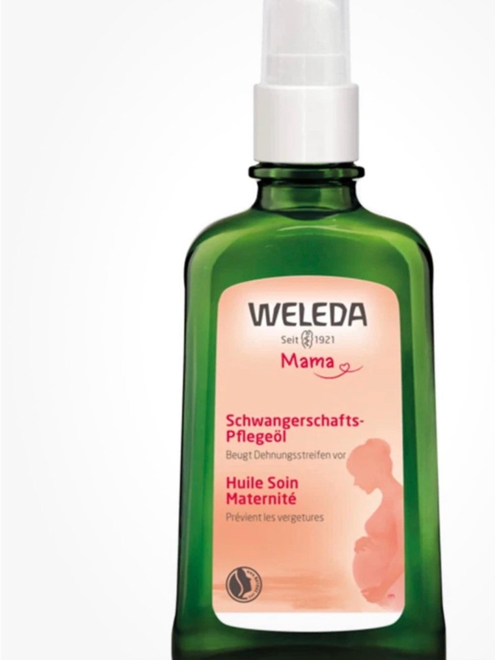 Weleda Mama Pregnancy Body Oil — Green Bottle